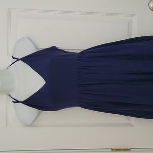 Rebecca Minkoff 100% silk double strap tiered dress